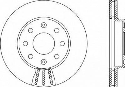 OPEN PARTS bda214520 -  Тормозной диск